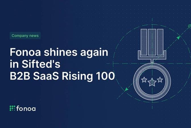Fonoa shines again in Sifted's B2B SaaS Rising 100