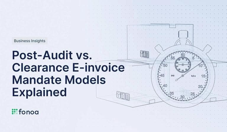 Post-Audit vs. Clearance E-invoice Mandate Models Explained