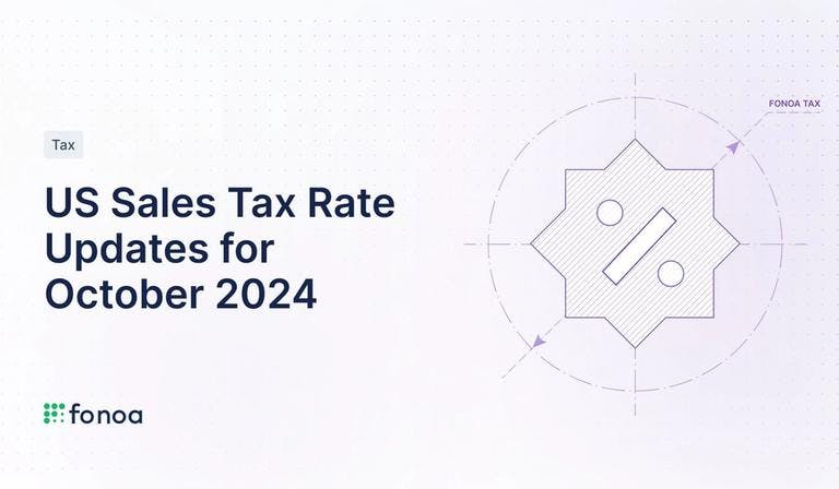 US Sales Tax Rate Updates for October 2024