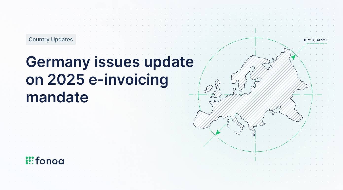 Germany issues update on 2025 e-invoicing mandate