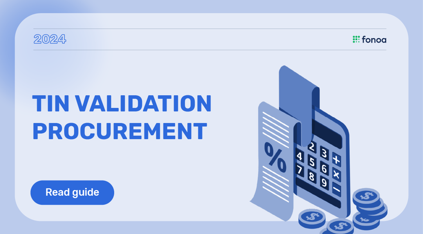 TIN Validation Procurement 2024